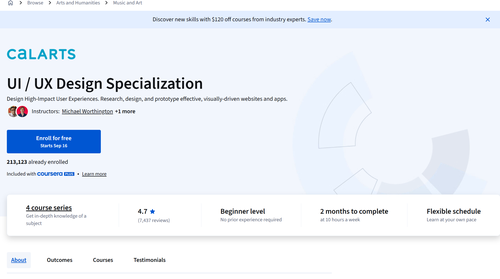 UX Design project thumbnails
